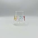 Copo de Vidro Happy 400ml