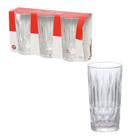 Copo De Vidro Long Drink Cris 265Ml 3Pcs