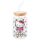 Copo de vidro Silver Buffalo Sanrio Hello Kitty 480 ml
