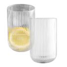 Copo de Vidro Versalhes Canelado Bulk Long Drink Suco Agua