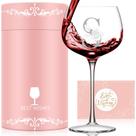 Copo de vinho Astonlink, presente personalizado com monograma A-Z