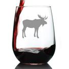 Copo de vinho Bevvee Moose Silhouette Stemless 500mL Copo de vinho Bevvee Moose Silhouette Stemless 500mL