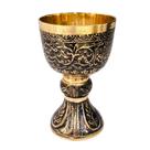 Copo de vinho Chalice ALADEAN Vintage Medieval Goblet Brass