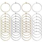 Copo de vinho Charm Rings Earring Beading Hoop 25 mm 200 unidades Copo de vinho Charm Rings Earring Beading Hoop 25 mm 200 unidades