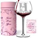 Copo de vinho Gumry Personalizado Monogram Initial A-Z 480mL