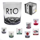 Copo De Whisky Times de Futebol Licenciado Oficial 305ml Rocks
