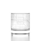 Copo de Whisky Well Told Mapa de Phoenix 325ml Transparente