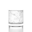 Copo de Whisky Well Told Mapa de Seattle 325ml Transparente