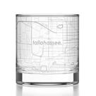 Copo de Whisky Well Told Mapa de Tallahassee 325ml Transparente
