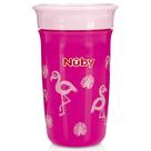 Copo decorado 360 rosa 300ml cajovil