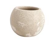 Copo Decorativo Oval Multiuso Porta Algodão Banheiro Lavabo Versátil Guardar Objetos Joias Trecos