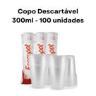 Copo Descartável 300ml Resistente Suco Refrigerante Festa 100 Unidades
