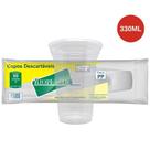 Copo Descartável 330ml em PoliPropileno Transparente Pct/ 50 Rioplastic Copo Descartável 330ml em PoliPropileno Transparente Pct/ 50 Rioplastic