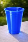 Copo Descartável Neon Balada Drinks 330ml 20 Un. Cor:Azul