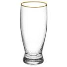 Copo Dia a dia Cerveja Vidro Borda dourada 320ml -Dynasty