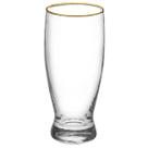 Copo Dia A Dia Para Cerveja Em Vidro Com Borda Dourada 320Ml - Dynasty