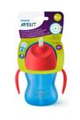 Copo Dinossauro C/canudo Curvado 200ml Azul E Verm - Avent