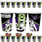Copo do Batman para Lembrancinhas e Decoração de festa infantil - Kit com 30
