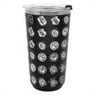Copo do SC Corinthians 500ml Preto Com Tampa Oficial