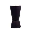 Copo Dosador Duplo Preto Aço Inox Drink Bartender 25 E 50ml