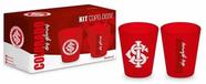 Copo Dose c/ 2 unidades Times Futebol 55 ML Matte sortidos Cor:Internacional