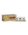 Copo dose c/ 3un regua madeira 60ml - tequila Copo dose c/ 3un regua madeira 60ml - tequila