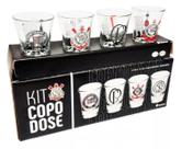 Copo dose c/ 4un times - corinthians