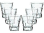 Copo dose drink tequila vidro shot licor 6 peças 30ml
