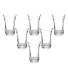 Copo dose vidro tequila shot 6 peça cachaça 40 ml