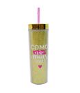 Copo dourado - como não amar você - 450ml
