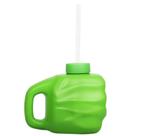 Copo drink supermão verde com tampa e canudo