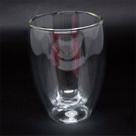 Copo Dupla Camada De Vidro Borossilicato Transparente 350ml