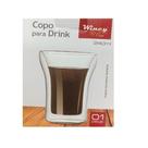 Copo Duplo Para Drink Party Vidro 240ml - Wincy