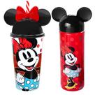 Copo e Garrafa Lúdica com Orelhas da Minnie Vermelha Original