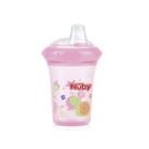 Copo Easy Sipper 207ml +6m Nuby Rosa Claro
