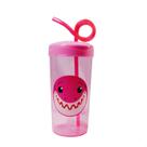 Copo Educativo Com Canudo em Looping Rosa Animais Divertidos Livre de BPA Ninet Copo Educativo Com Canudo em Looping Rosa Animais Divertidos Livre de BPA Ninet