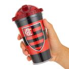 Copo Flamengo de Plástico Com Canudo 450ml Oficial Copo Flamengo de Plástico Com Canudo 450ml Oficial