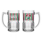 Copo Fluminense Caneca de Chopp Cerveja Time de Futebol 340ml Vidro Oficial