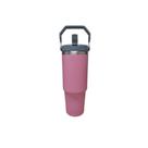 Copo Garrafa Térmica Daily c/ Canudo Parede Dupla 900ml - Mundiart