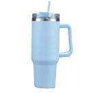 Copo Garrafa Térmica em Aço Inox Com Alça e Canudo 1200ml Copo Garrafa Térmica em Aço Inox Com Alça e Canudo 1200ml