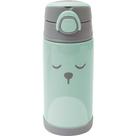 Copo garrafa térmica infantil parede dupla gumy buba - verde