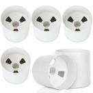 Copo Golf Hole Cup FVIEXE, 4 polegadas de profundidade, plástico ABS, 6 peças, marfim Copo Golf Hole Cup FVIEXE, 4 polegadas de profundidade, plástico ABS, 6 peças, marfim