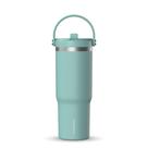 Copo Hydrapeak Nomad 950ml com alça e tampa de palha de aço inoxidável