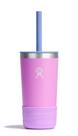 Copo Hydro Flask Kids 355 ml com canudo e bota de anêmona