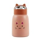 Copo Infantil 350ml Cartoon Interior de Vidro Parede Dupla Isolamento Térmico Rosa Copo Infantil 350ml Cartoon Interior de Vidro Parede Dupla Isolamento Térmico Rosa