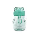 Copo Infantil 350ml Plástico C/ Tampa E Canudo Antivazamento