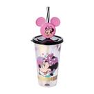Copo Infantil 500mL Mickey e Minnie com Canudo Tampa Protetora Antivazamento Plástico Leve Durável Pin Decorativo e Reutilizável Copo Infantil 500mL Mickey e Minnie com Canudo Tampa Protetora Antivazamento Plástico Leve Durável Pin Decorativo e Reutilizável