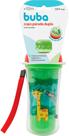 Copo Infantil Caneca Garrafinha Garrafa para Criança Bebê com Parede Dupla Com Canudo em Silicone +12m Buba