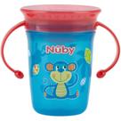 Copo Infantil Com Alça Tampa Nuby 240 Transição Fácil Beber -