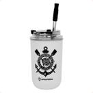 Copo Infantil Criança SC Corinthians 300ml Com Canudo e Tampa Presente Copo Infantil Criança SC Corinthians 300ml Com Canudo e Tampa Presente